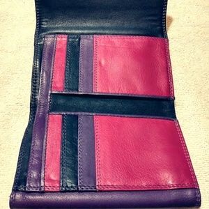 Tula Leather Suede Wallet